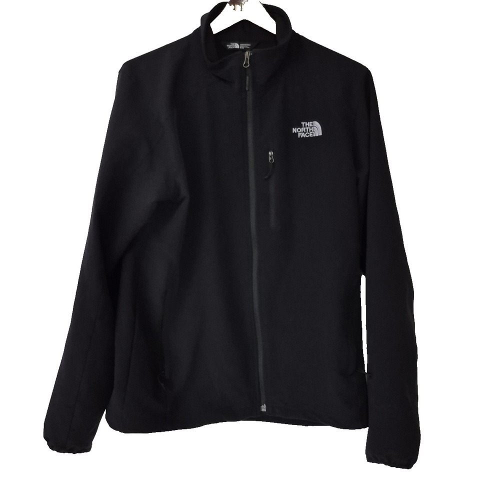 The North Face Jacket Mens M Black Windwall Windbreaker Full Zip NF00CUY2‎